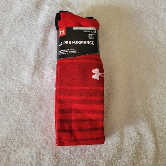 540 Under Armour	2 prs of Performance over the calf socks - Picture 3 of 7